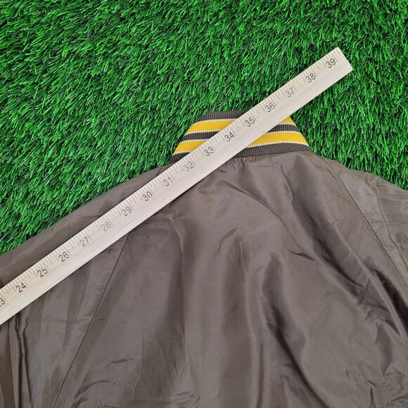 Vintage Dunbrooke Pla-Jac Bomber Jacket M/L 23x25 Baggy Crop USA - Picture 4 of 13